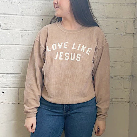 Love Like Jesus Vintage Pullover
