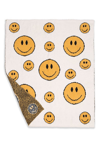 Happy Face Soft Throw Blanket | Kids