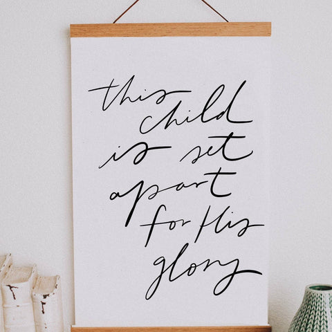 This Child Is Set Apart - Poster