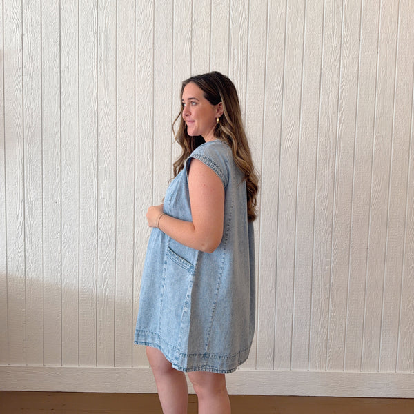 Denim BabyDoll Dress