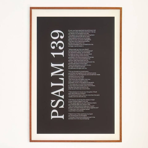 Psalm 139 - Poster