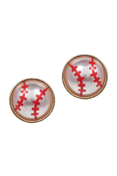 sports balls earrings