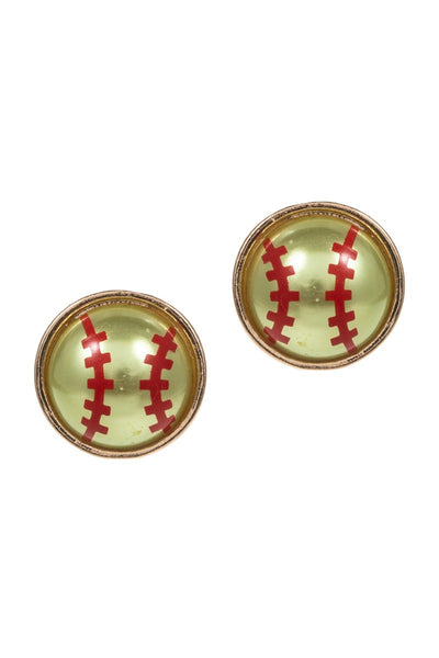 sports balls earrings