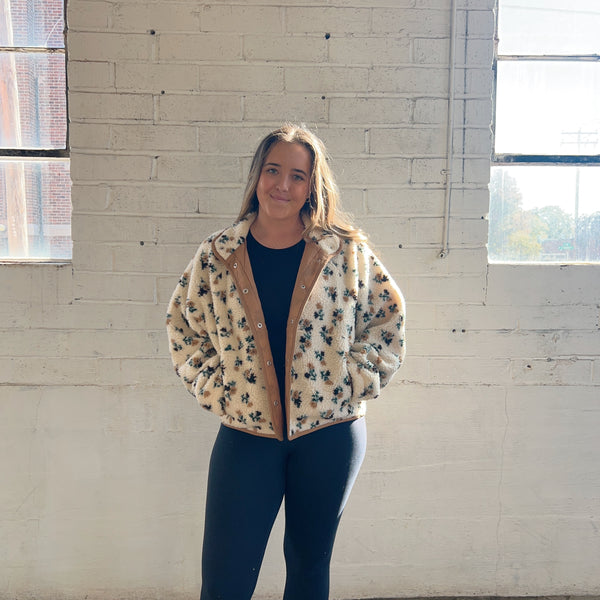 Floral Fleece Jacket