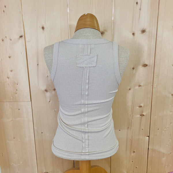 Ribbed Scoop Neck Tank Top