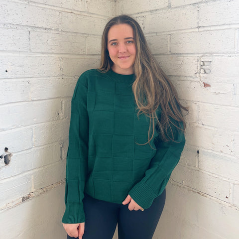 Textured Sweater Top