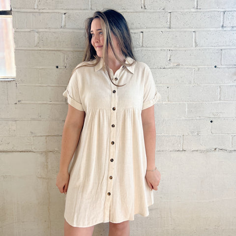 Linen Shirt Dress