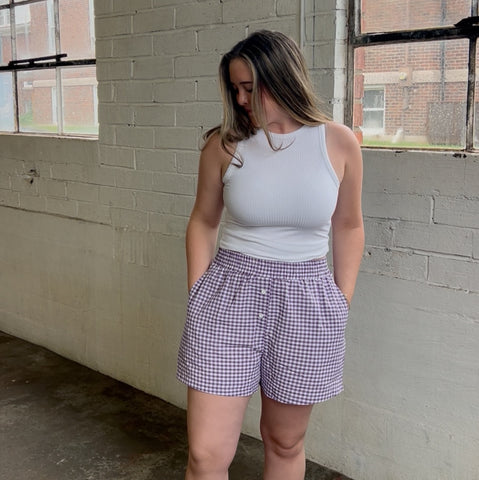 Gingham Shorts