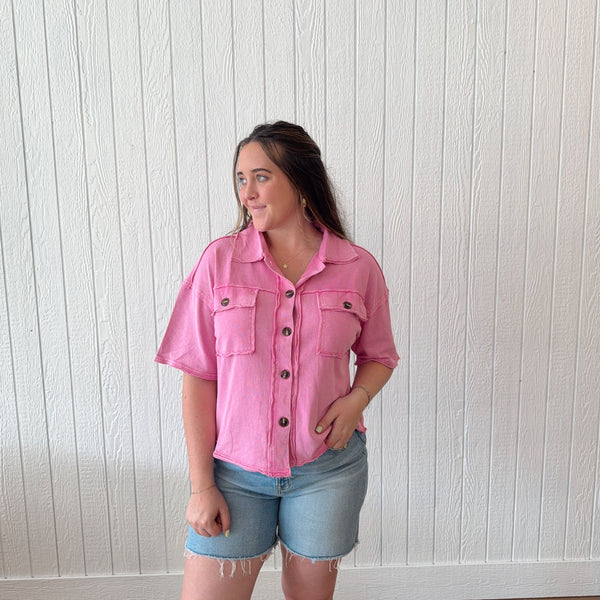 Boxy Button-Down