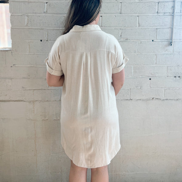 Linen Shirt Dress