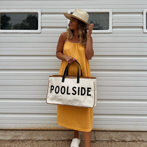 Canvas Tote | Pool Side
