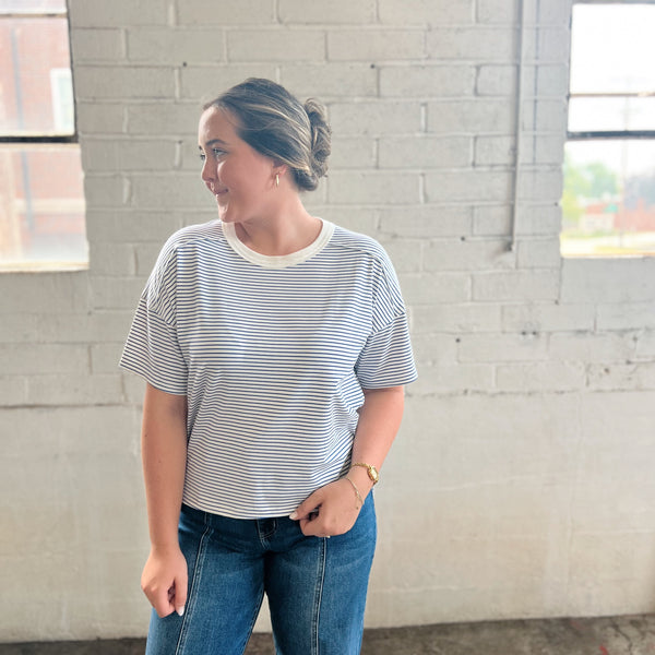 Basic Striped Tee-Shirt