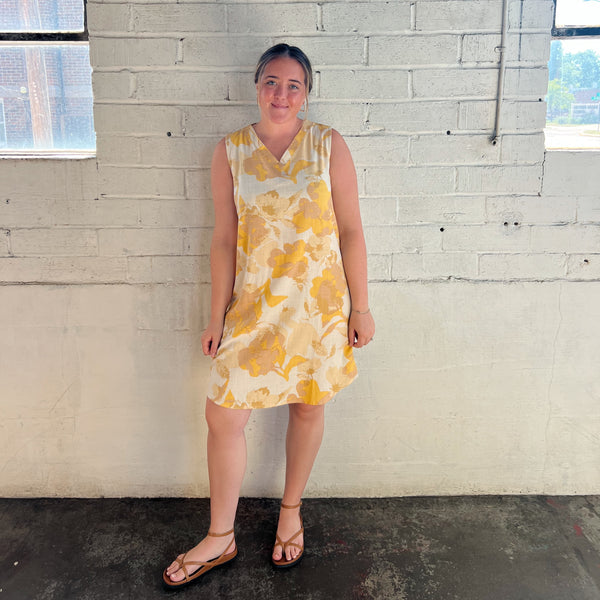 Yellow Floral Dress