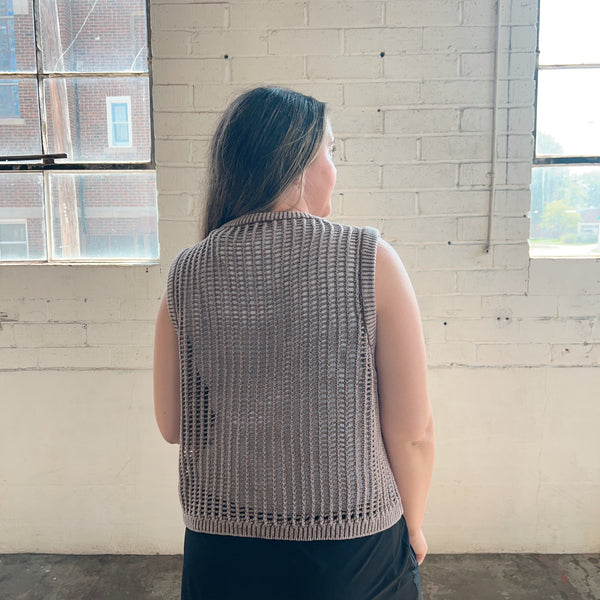Fish Net Sweater-Vest