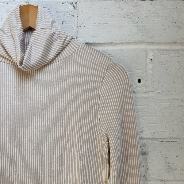 Ribbed Turtle Neck Long Sleeve