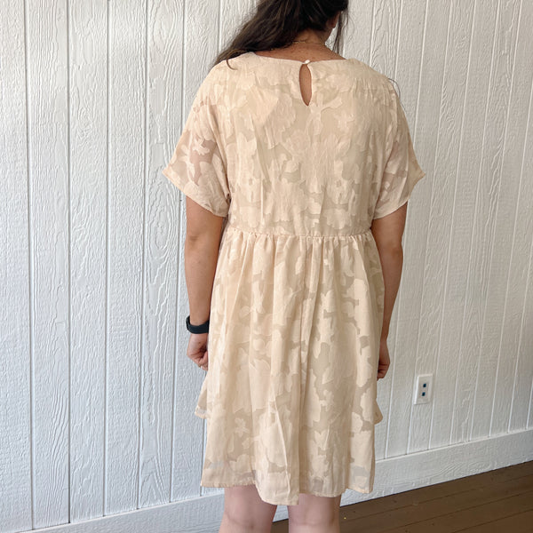 Floral Burnout Dress