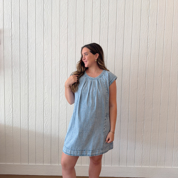 Denim BabyDoll Dress