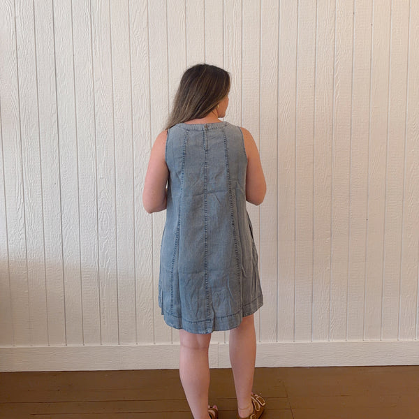 Light Denim Mini Dress