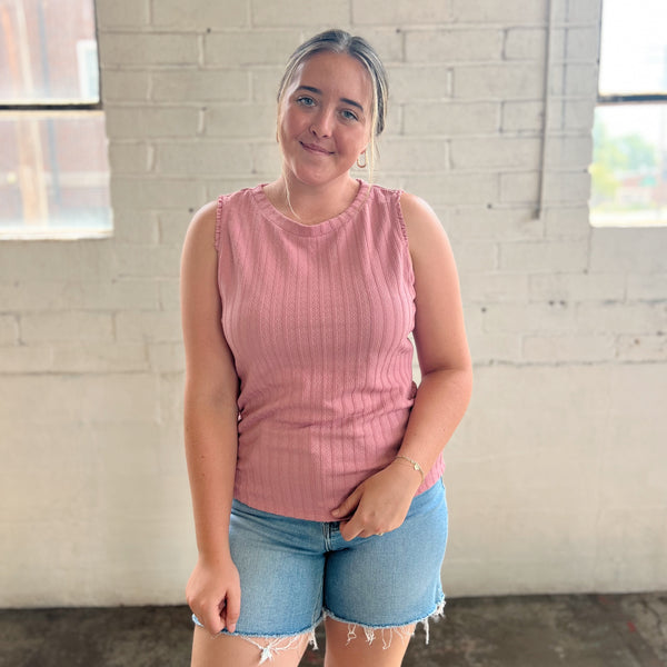Textured Tank Top