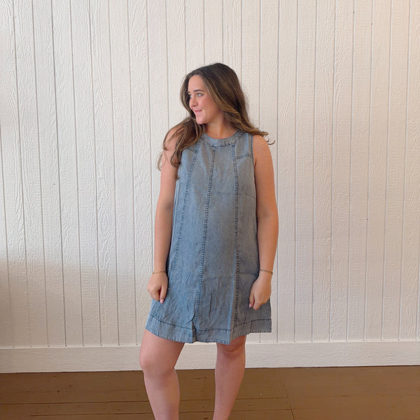 Light Denim Mini Dress