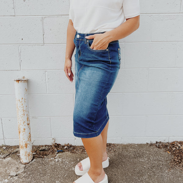 Taylor Denim Skirt