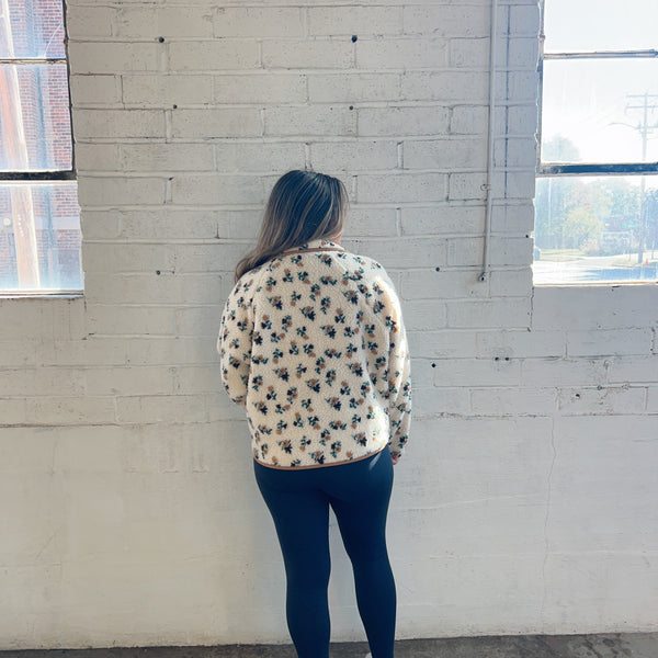 Floral Fleece Jacket