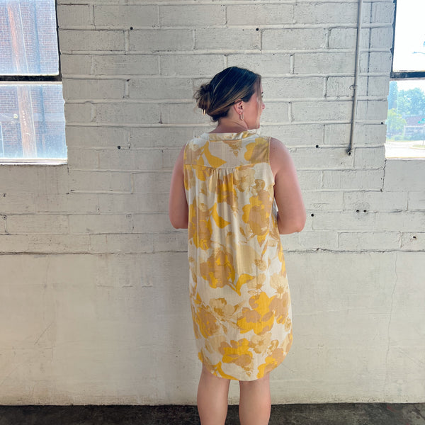 Yellow Floral Dress