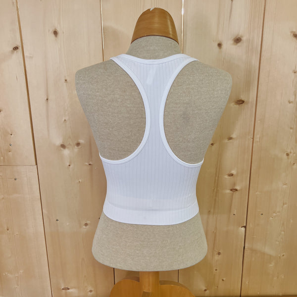 Cropped Ribbed Seamless Tank Top