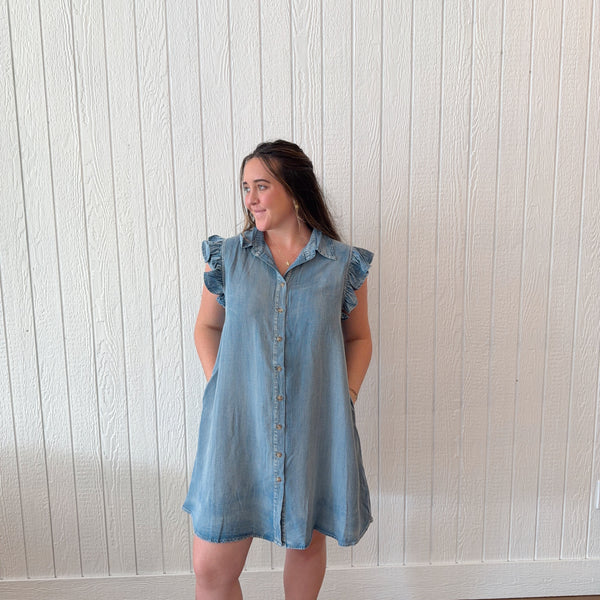 Chambray Dress