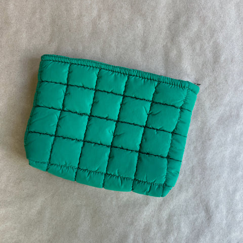 Quilted Makeup Pouch