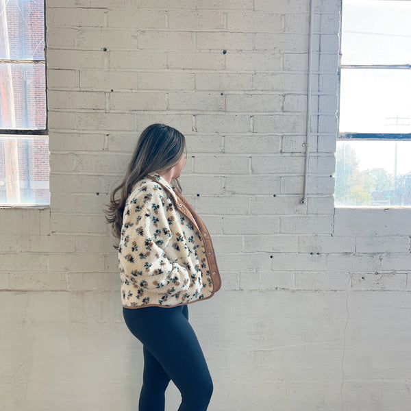Floral Fleece Jacket