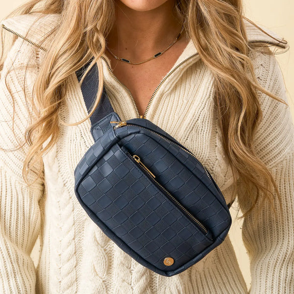 Check Belt Bag