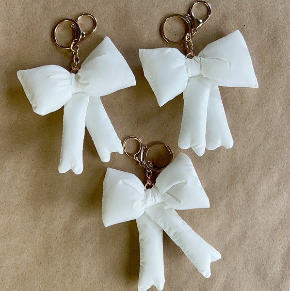 Puffy Bow Keychain