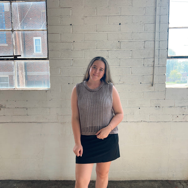 Fish Net Sweater-Vest