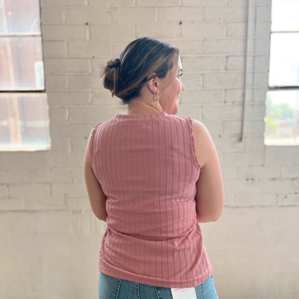 Textured Tank Top