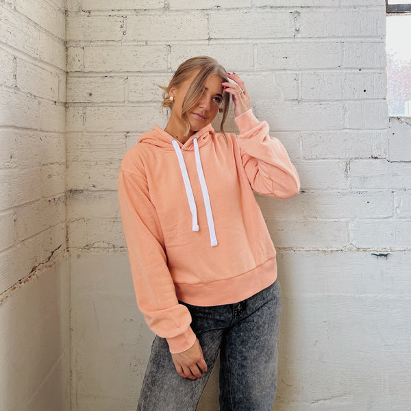 Basic Cropped Hoodie