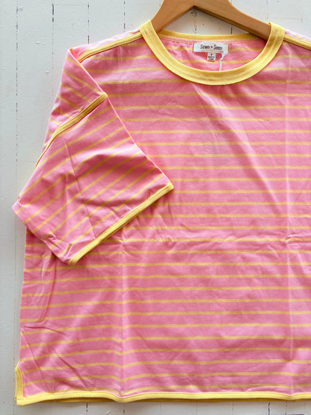 Striped Knit Top