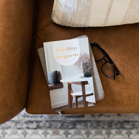 Breaking Free From Busyness - Book