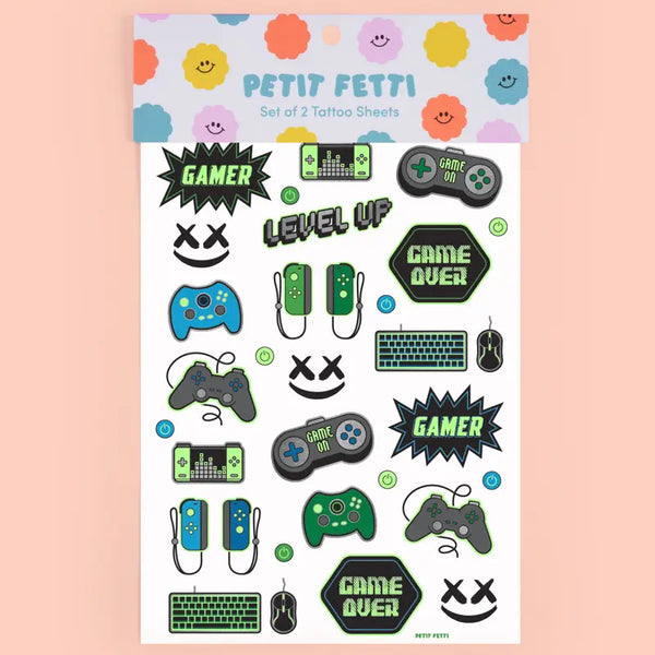 Glow in the Dark Kids Temporary Tattoos