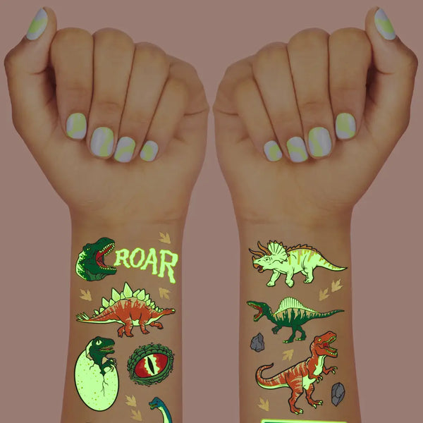 Glow in the Dark Kids Temporary Tattoos