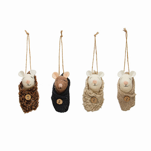 Baby Mouse Ornament