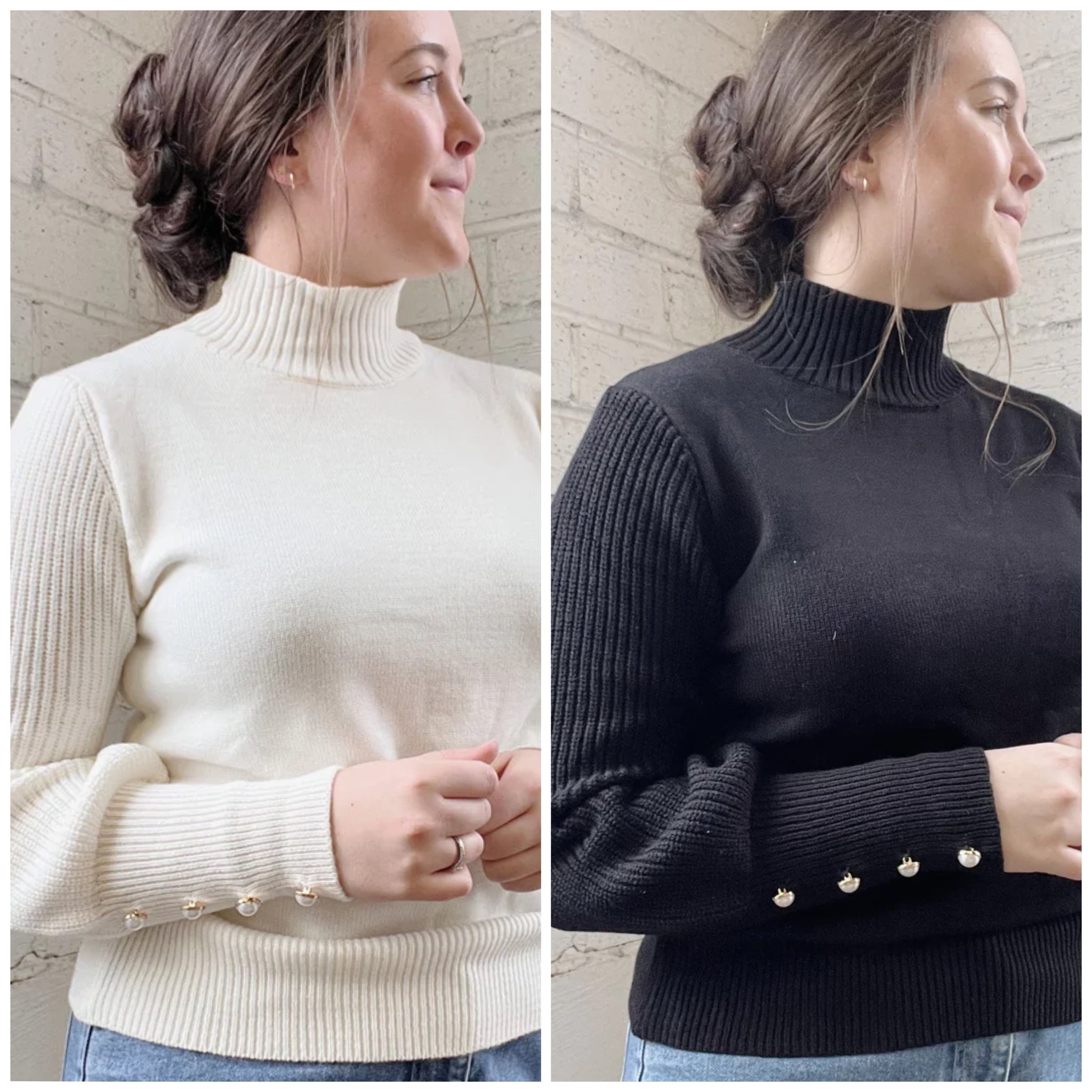 Mock Neck Pullover