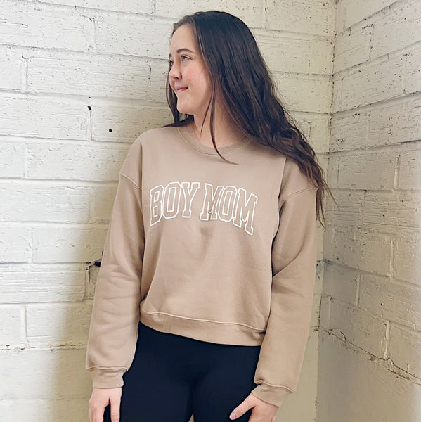 Girl/Boy Mom Graphic Sweatshirt