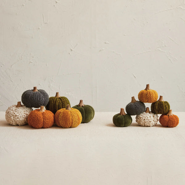 Mini Fabric Pumpkins