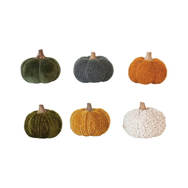 Mini Fabric Pumpkins