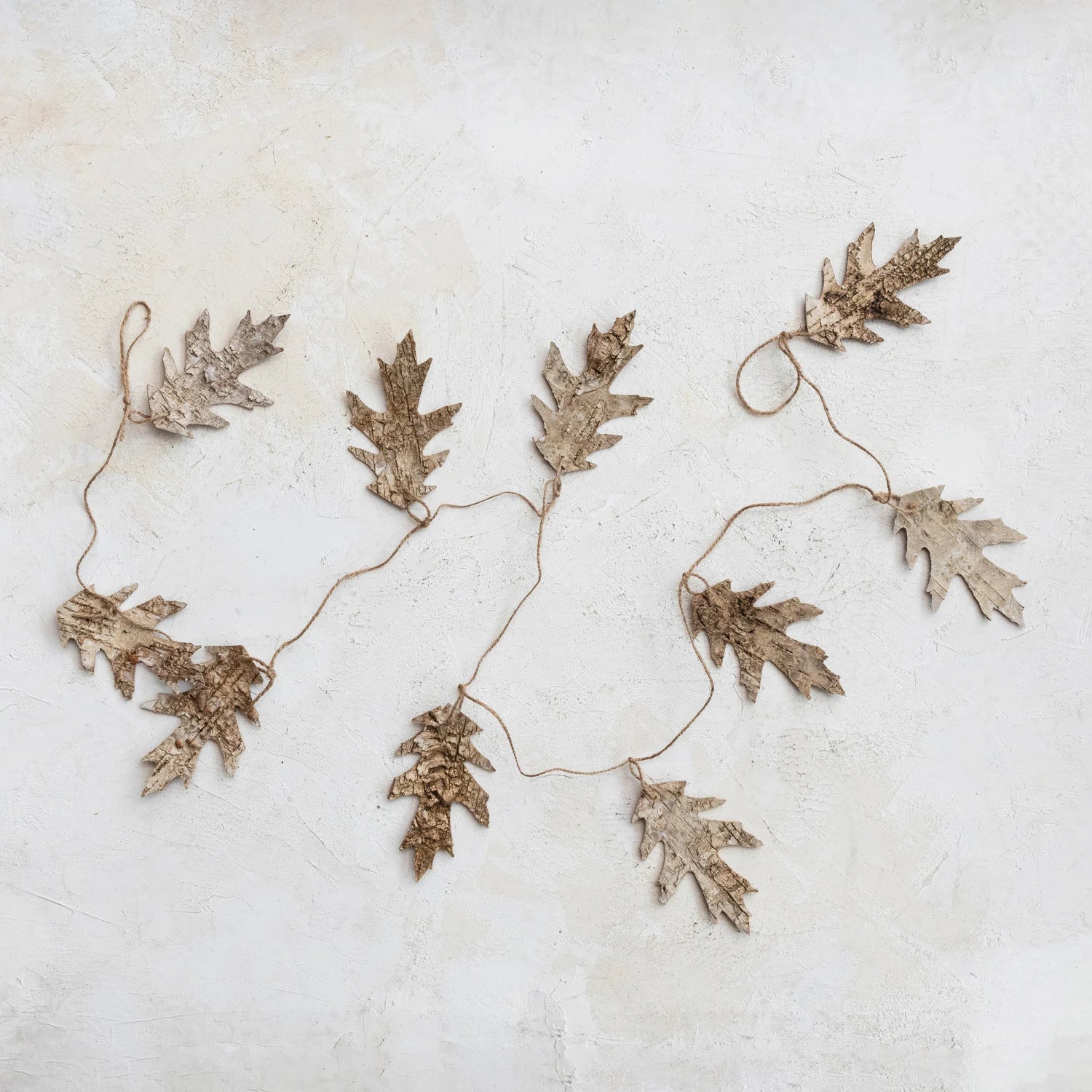 Birch Oak Leaf Shaped Garland