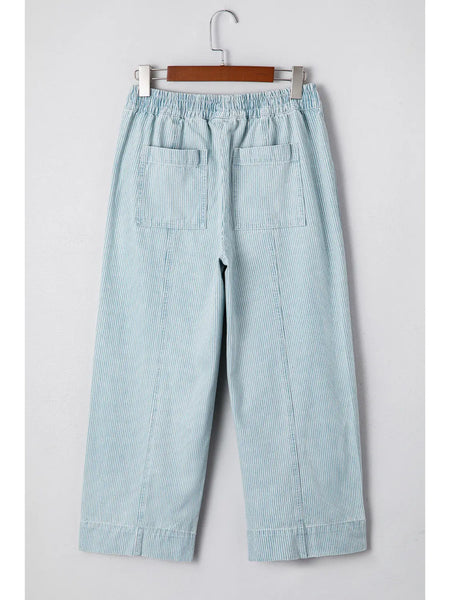 Mid Rise Drawstring  Pants