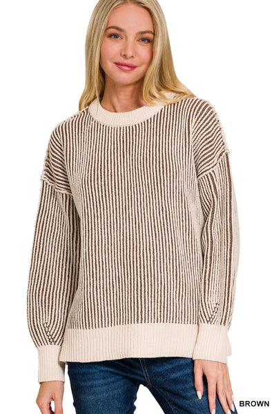 Two Tone Crewneck