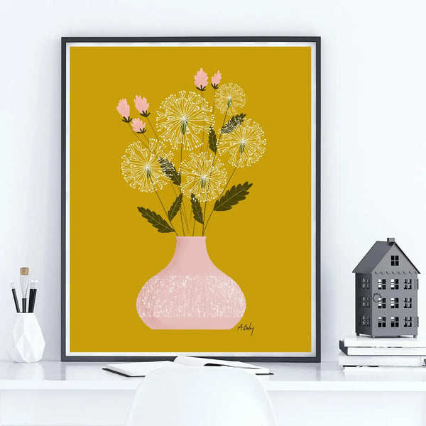 Dandelion Days Print