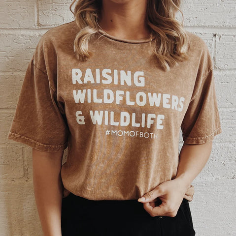 Graphic Tee | Raising Wild Flowers & Wildlife